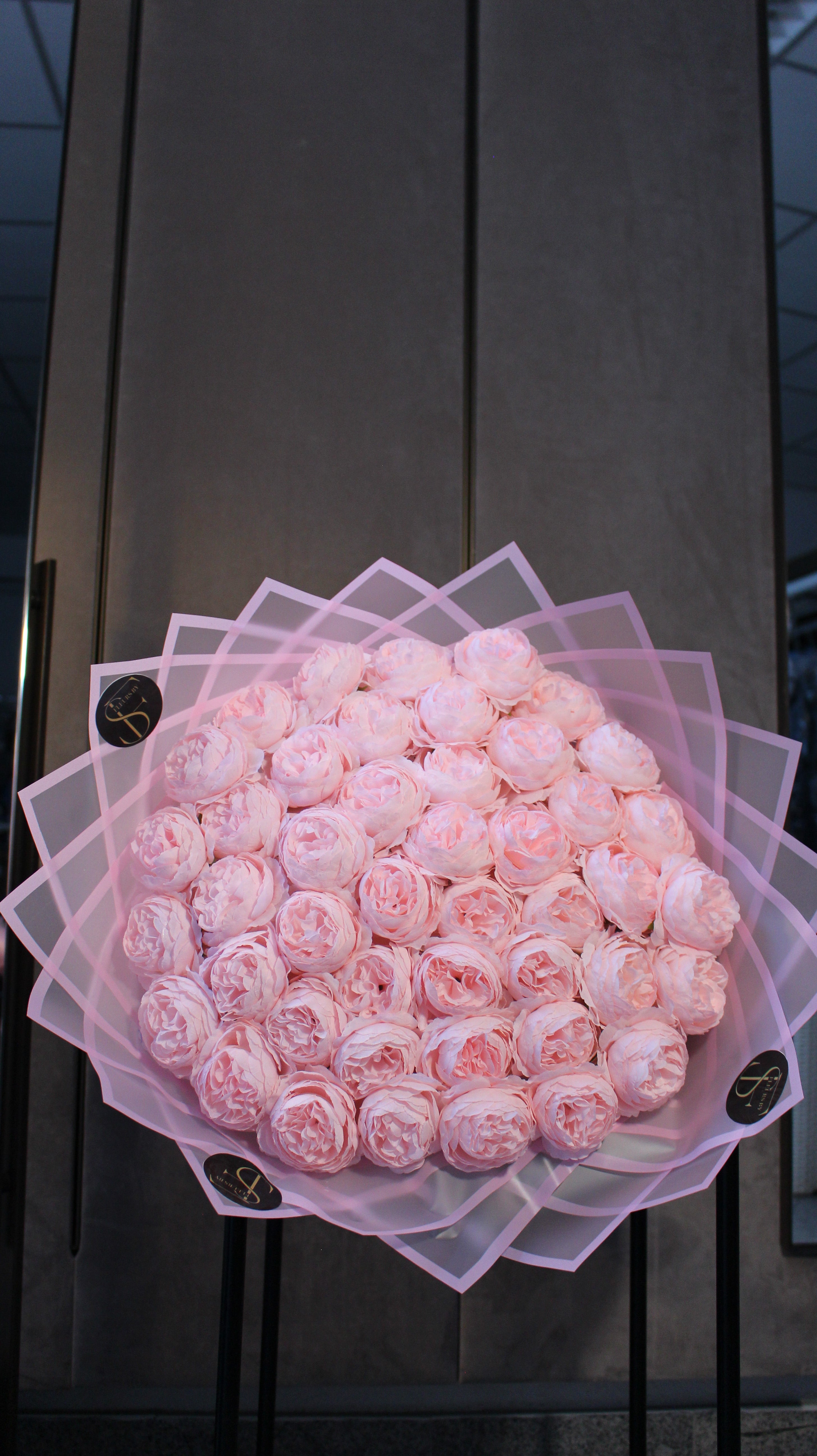 Rosa Pfingstrosen Bouquet