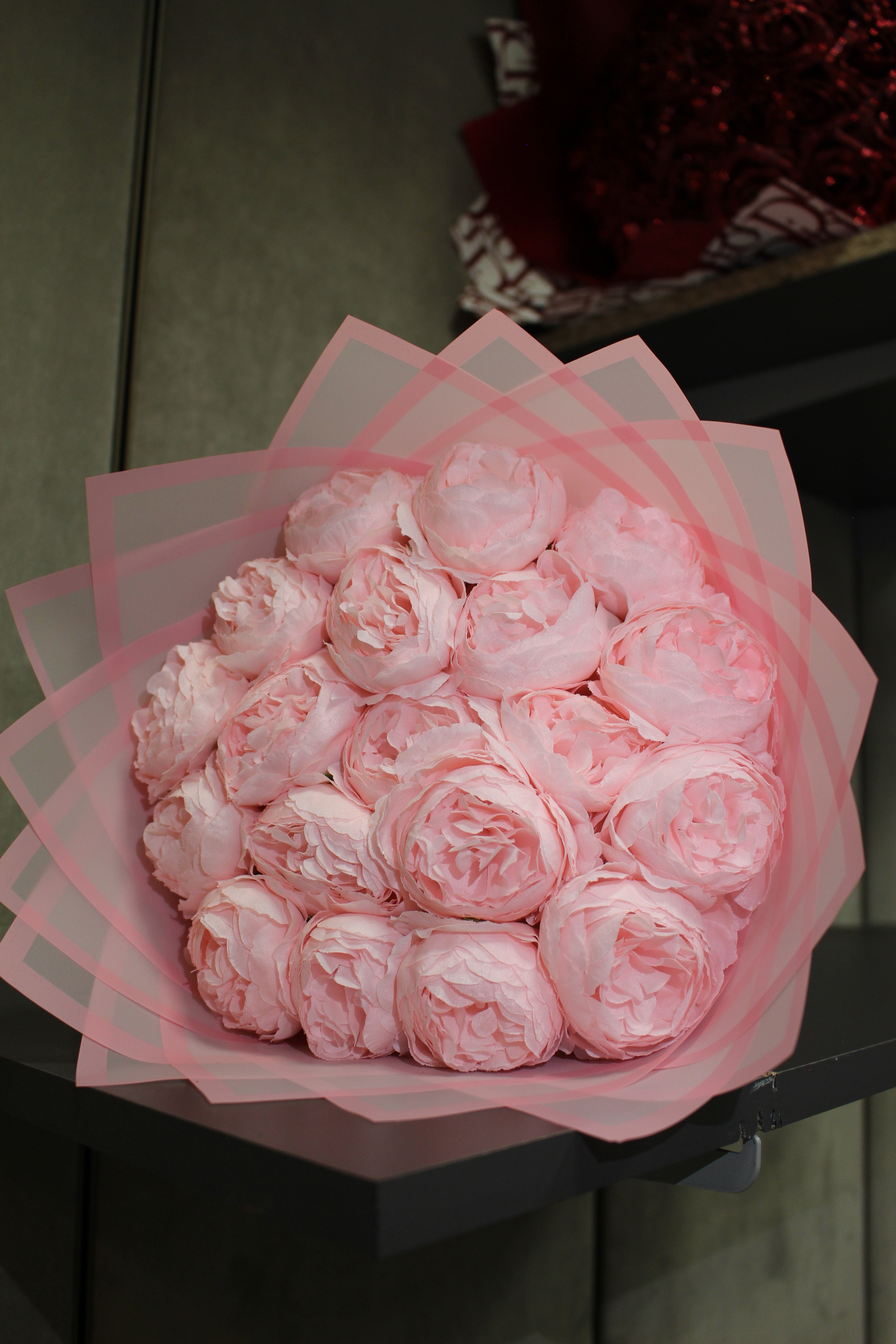 Rosa Pfingstrosen Bouquet